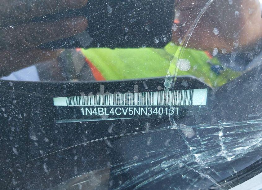 Photo 9 of 2022 Nissan Altima SR FWD (VIN 1N4BL4CV5NN340131)