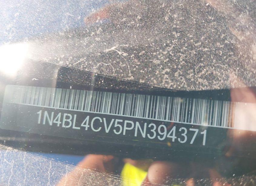 Photo 9 of 2023 Nissan Altima SR FWD (VIN 1N4BL4CV5PN394371)