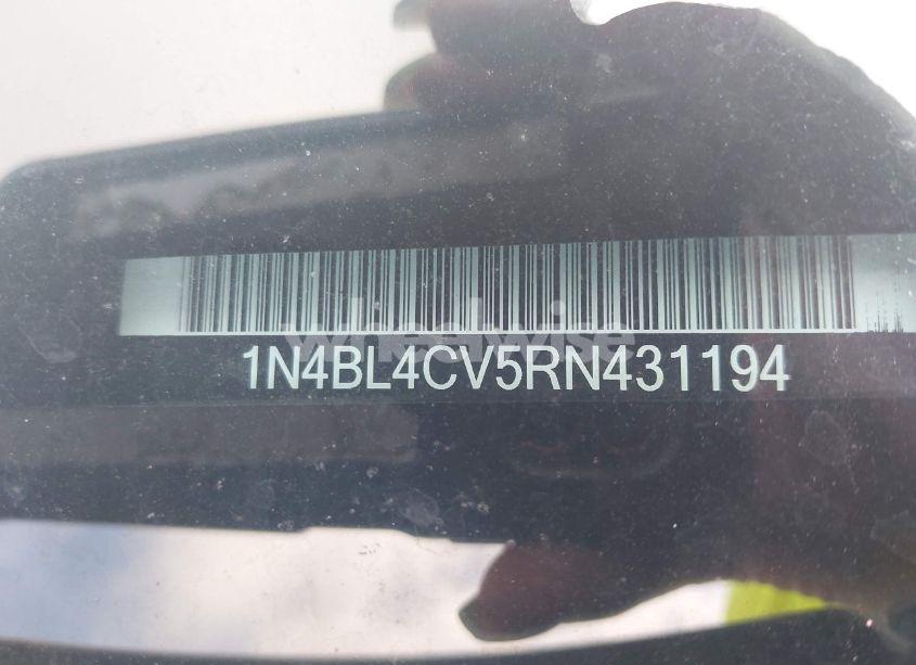 Photo 9 of 2024 Nissan Altima SR FWD (VIN 1N4BL4CV5RN431194)