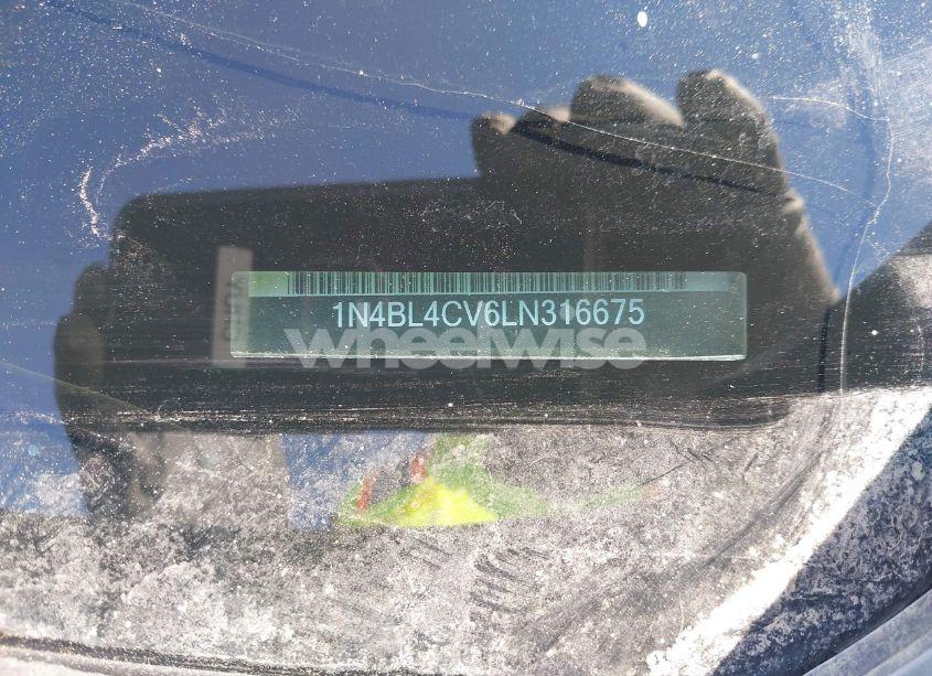 Photo 9 of 2020 Nissan Altima SR FWD (VIN 1N4BL4CV6LN316675)