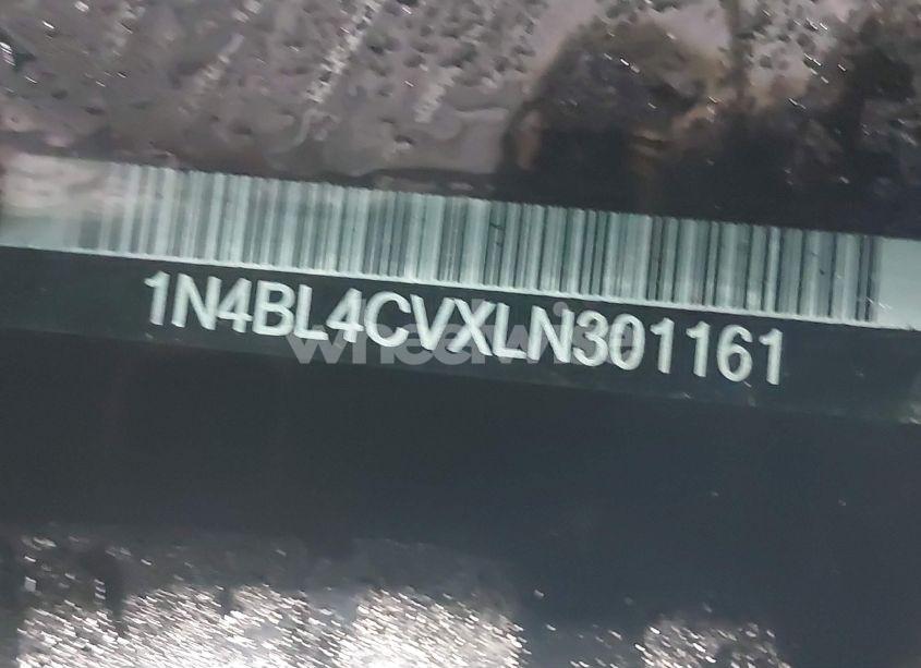 Photo 9 of 2020 Nissan Altima SR FWD (VIN 1N4BL4CVXLN301161)