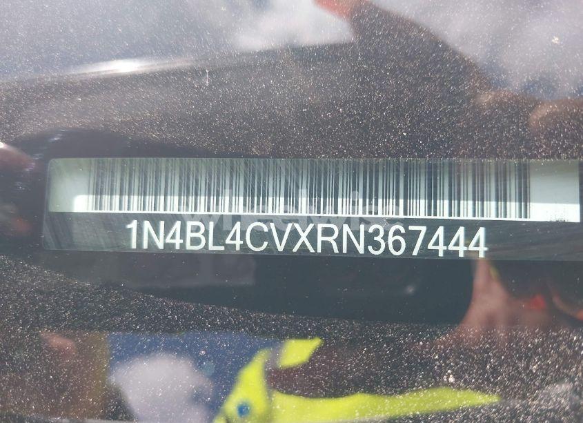 Photo 9 of 2024 Nissan Altima SR FWD (VIN 1N4BL4CVXRN367444)