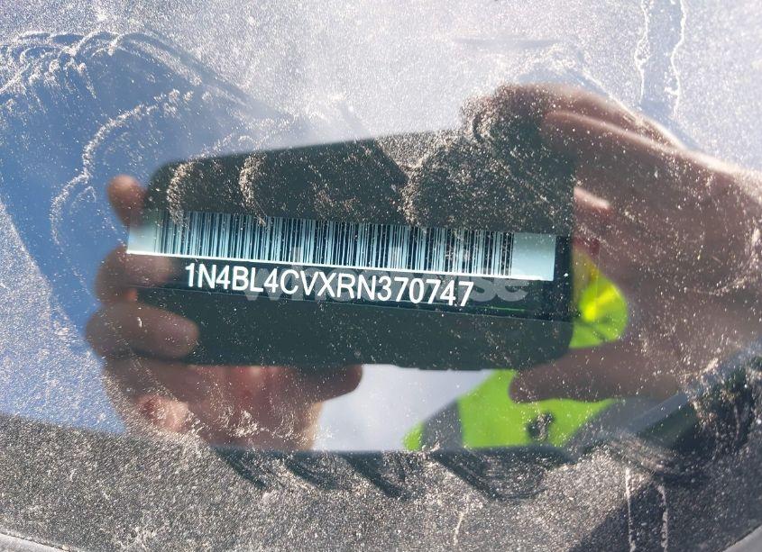 Photo 9 of 2024 Nissan Altima SR FWD (VIN 1N4BL4CVXRN370747)