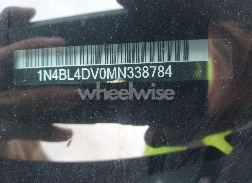 Photo 9 of 2021 Nissan Altima SV FWD (VIN 1N4BL4DV0MN338784)
