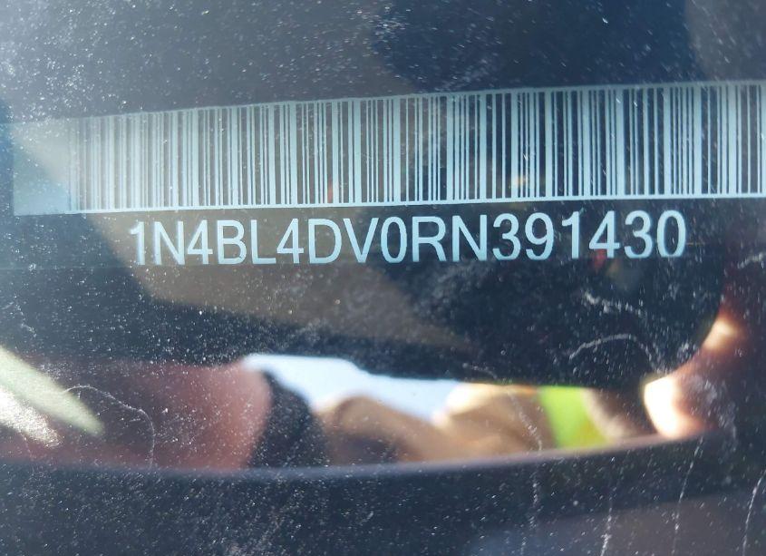 Photo 9 of 2024 Nissan Altima SV FWD (VIN 1N4BL4DV0RN391430)