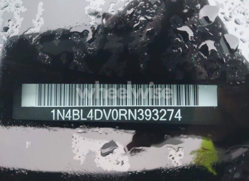 Photo 9 of 2024 Nissan Altima SV FWD (VIN 1N4BL4DV0RN393274)