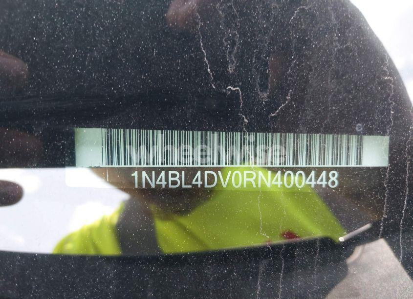 Photo 9 of 2024 Nissan Altima SV FWD (VIN 1N4BL4DV0RN400448)