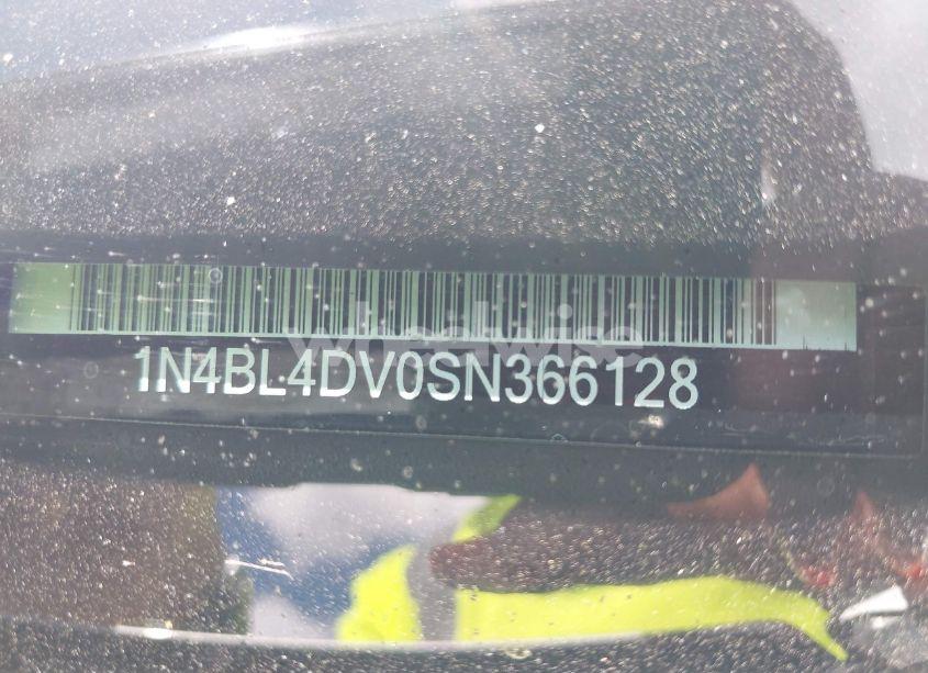 Photo 9 of 2025 Nissan Altima SV FWD (VIN 1N4BL4DV0SN366128)