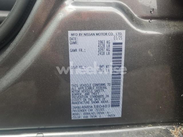 2025 NISSAN ALTIMA SV