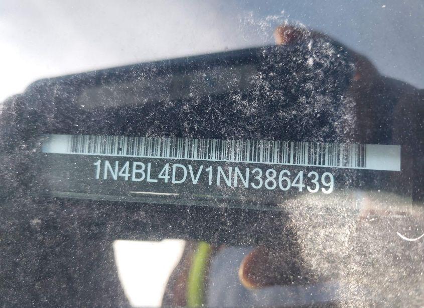 Photo 9 of 2022 Nissan Altima SV FWD (VIN 1N4BL4DV1NN386439)