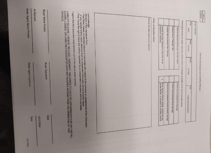 Photo 17 of 2022 Nissan Altima SV FWD (VIN 1N4BL4DV2NN390094)