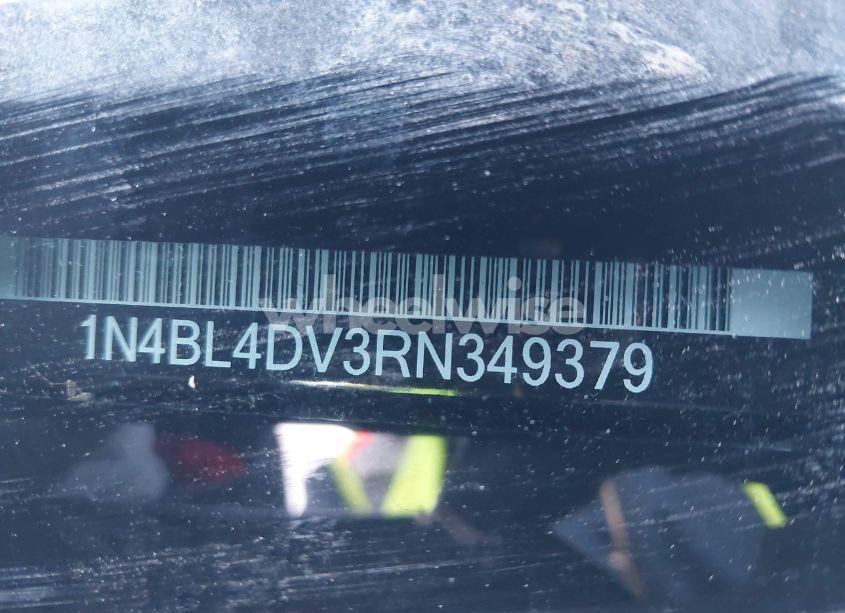 Photo 9 of 2024 Nissan Altima SV FWD (VIN 1N4BL4DV3RN349379)