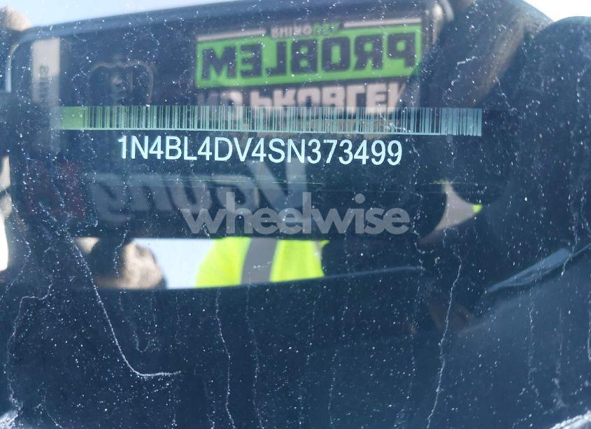 Photo 9 of 2025 Nissan Altima SV FWD (VIN 1N4BL4DV4SN373499)