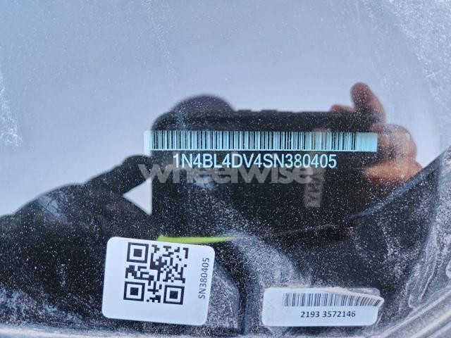 Photo 9 of 2025 NISSAN ALTIMA SV (VIN 1N4BL4DV4SN380405)