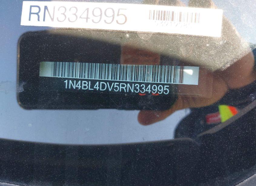 Photo 9 of 2024 Nissan Altima SV FWD (VIN 1N4BL4DV5RN334995)