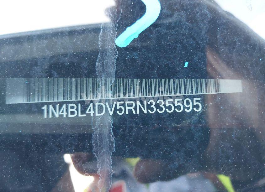 Photo 9 of 2024 Nissan Altima SV FWD (VIN 1N4BL4DV5RN335595)