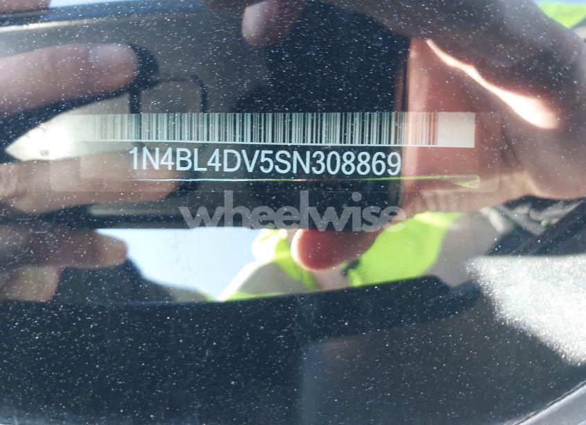 Photo 9 of 2025 Nissan Altima SV FWD (VIN 1N4BL4DV5SN308869)