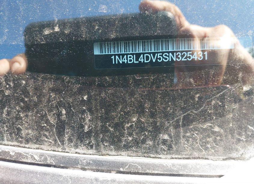 Photo 9 of 2025 Nissan Altima SV FWD (VIN 1N4BL4DV5SN325431)