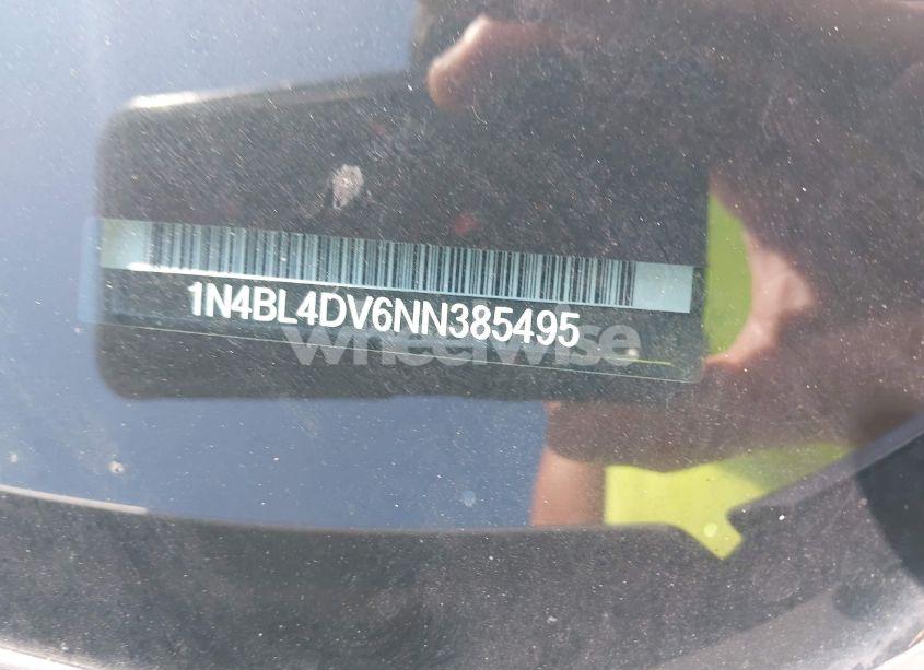 Photo 9 of 2022 Nissan Altima SV FWD (VIN 1N4BL4DV6NN385495)