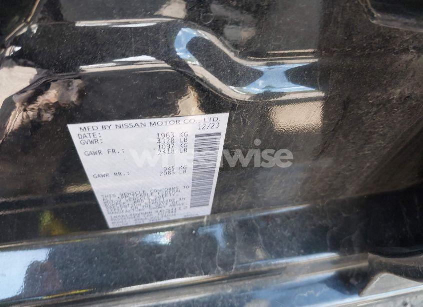 Photo 9 of 2024 Nissan Altima SV FWD (VIN 1N4BL4DV6RN365012)