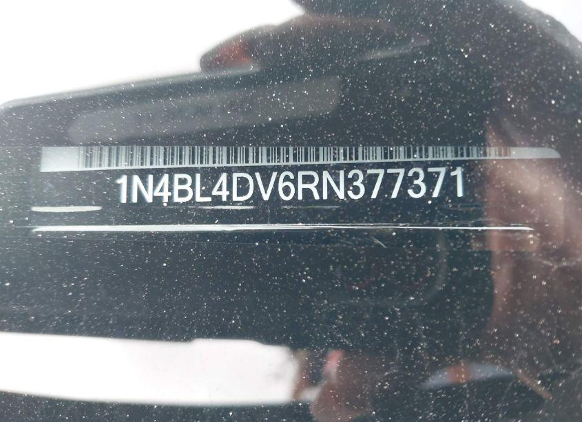 Photo 9 of 2024 Nissan Altima SV FWD (VIN 1N4BL4DV6RN377371)