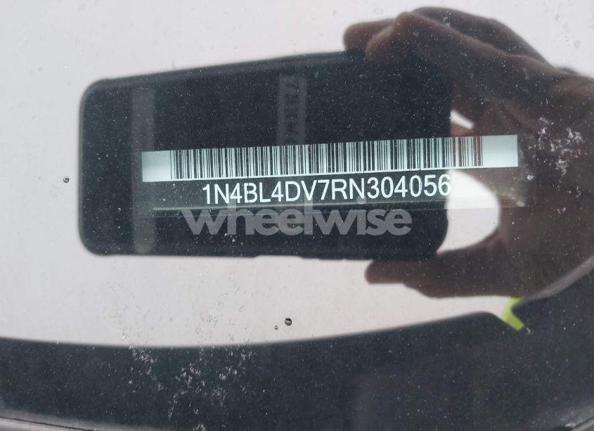 Photo 9 of 2024 Nissan Altima SV FWD (VIN 1N4BL4DV7RN304056)