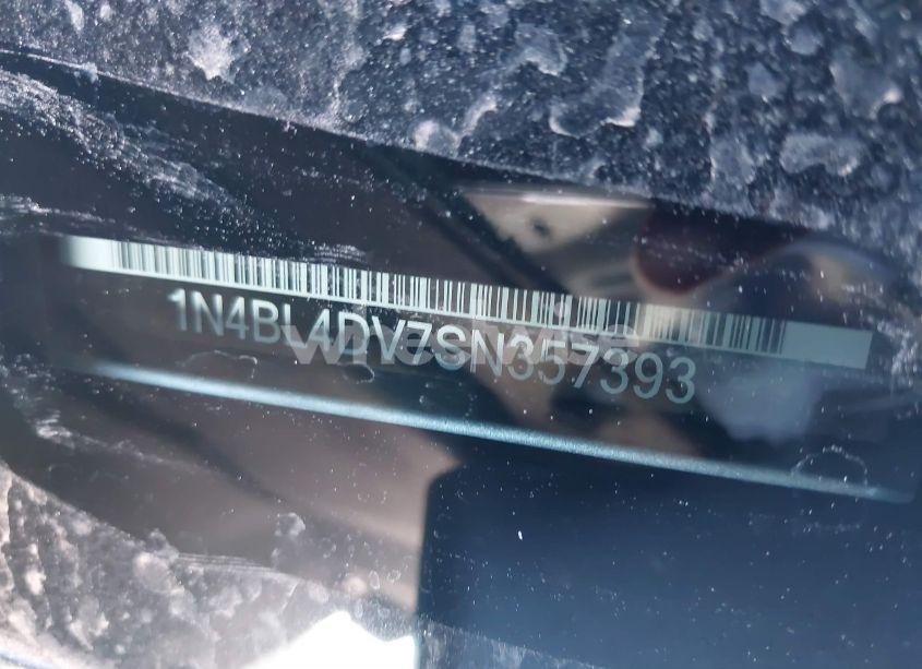 Photo 9 of 2025 Nissan Altima SV FWD (VIN 1N4BL4DV7SN357393)