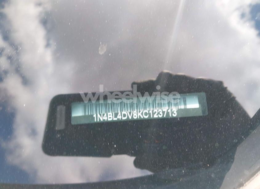 Photo 9 of 2019 Nissan Altima 2.5 SV (VIN 1N4BL4DV8KC123713)