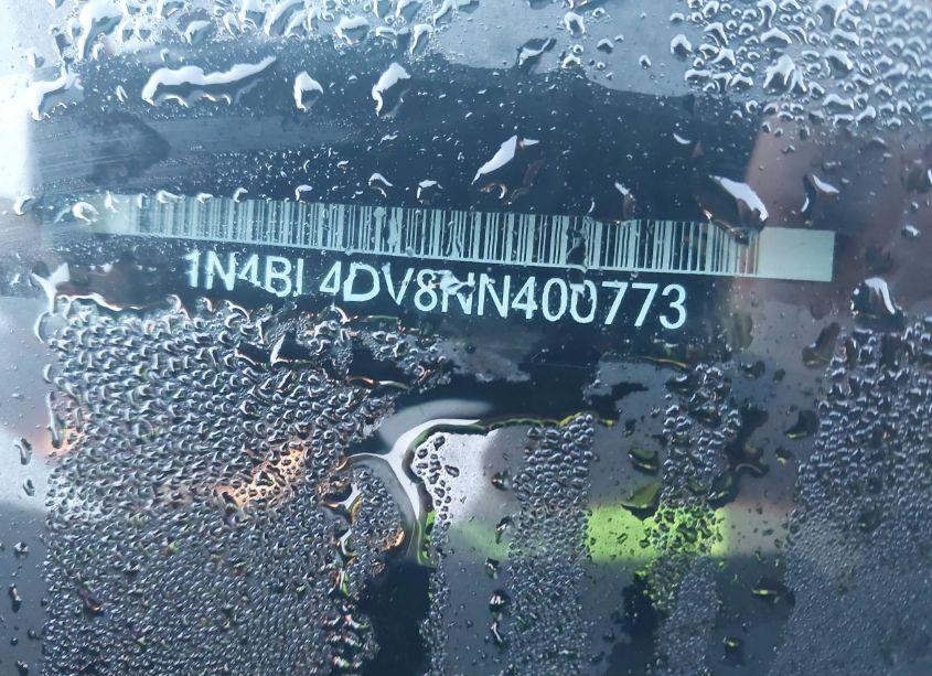 Photo 9 of 2022 Nissan Altima SV FWD (VIN 1N4BL4DV8NN400773)