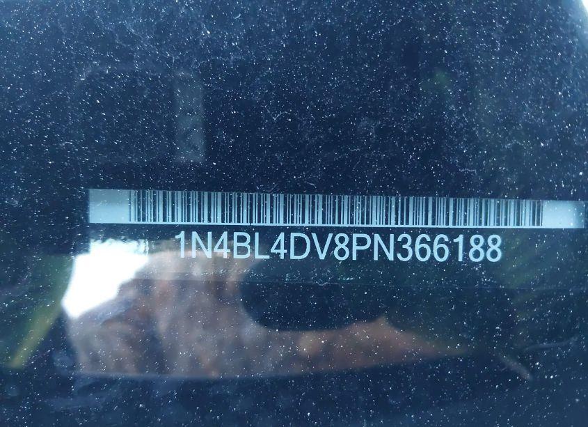 Photo 9 of 2023 Nissan Altima SV FWD (VIN 1N4BL4DV8PN366188)