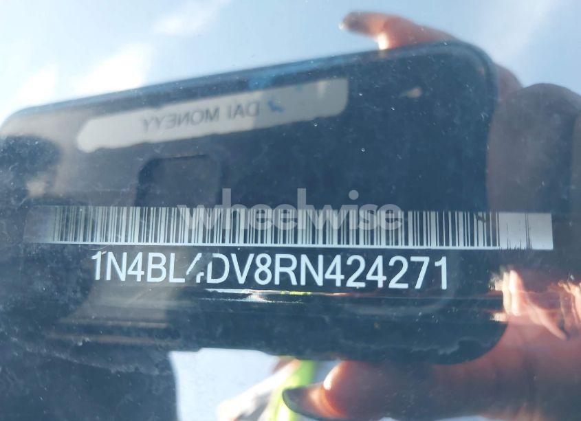 Photo 9 of 2024 Nissan Altima SV FWD (VIN 1N4BL4DV8RN424271)