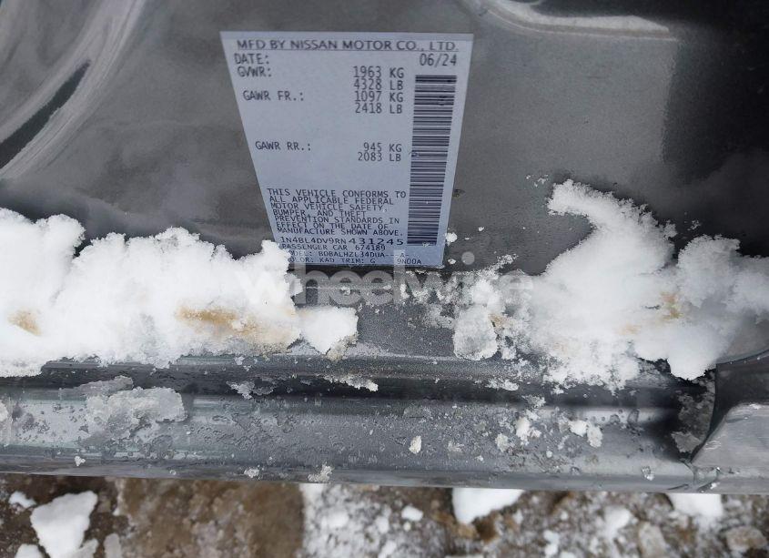 Photo 9 of 2024 Nissan Altima SV FWD (VIN 1N4BL4DV9RN431245)