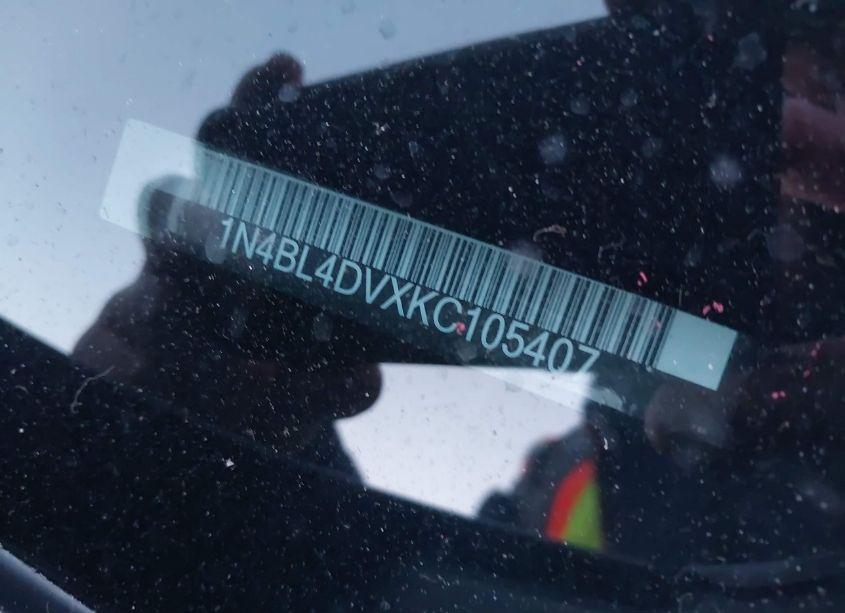 Photo 9 of 2019 Nissan Altima 2.5 SV (VIN 1N4BL4DVXKC105407)