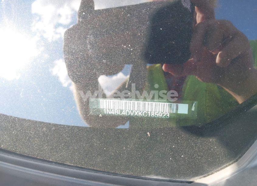 Photo 9 of 2019 Nissan Altima 2.5 SV (VIN 1N4BL4DVXKC185923)