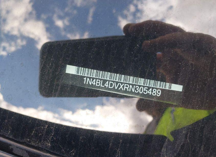 Photo 9 of 2024 Nissan Altima SV FWD (VIN 1N4BL4DVXRN305489)