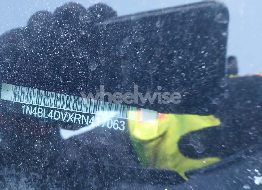 Photo 9 of 2024 Nissan Altima SV FWD (VIN 1N4BL4DVXRN417063)