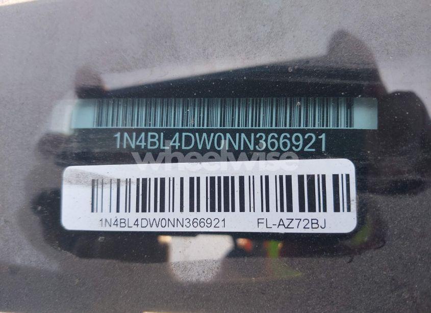 Photo 9 of 2022 Nissan Altima SV INTELLIGENT AWD (VIN 1N4BL4DW0NN366921)