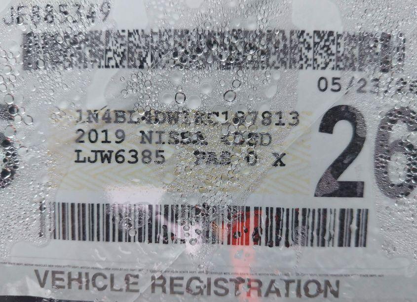 Photo 18 of 2019 Nissan Altima 2.5 SV (VIN 1N4BL4DW1KC187813)