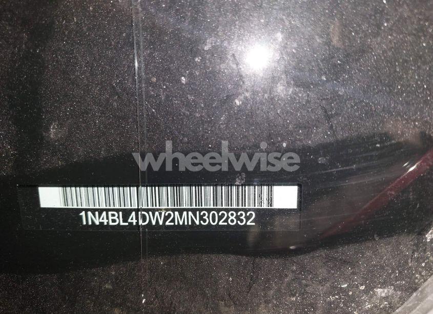 Photo 9 of 2021 Nissan Altima SV INTELLIGENT AWD (VIN 1N4BL4DW2MN302832)