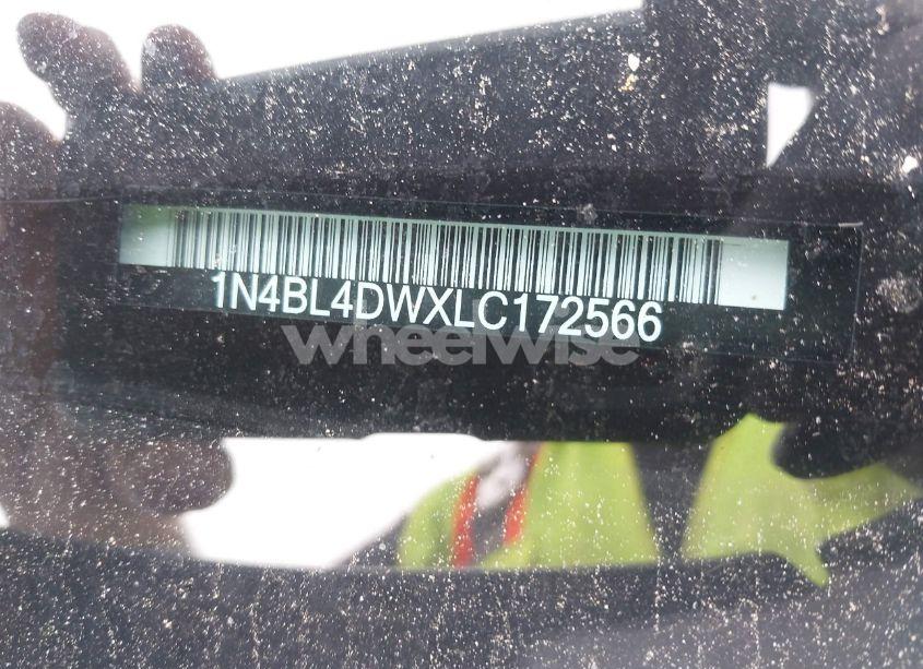 Photo 17 of 2020 Nissan Altima SV INTELLIGENT AWD (VIN 1N4BL4DWXLC172566)