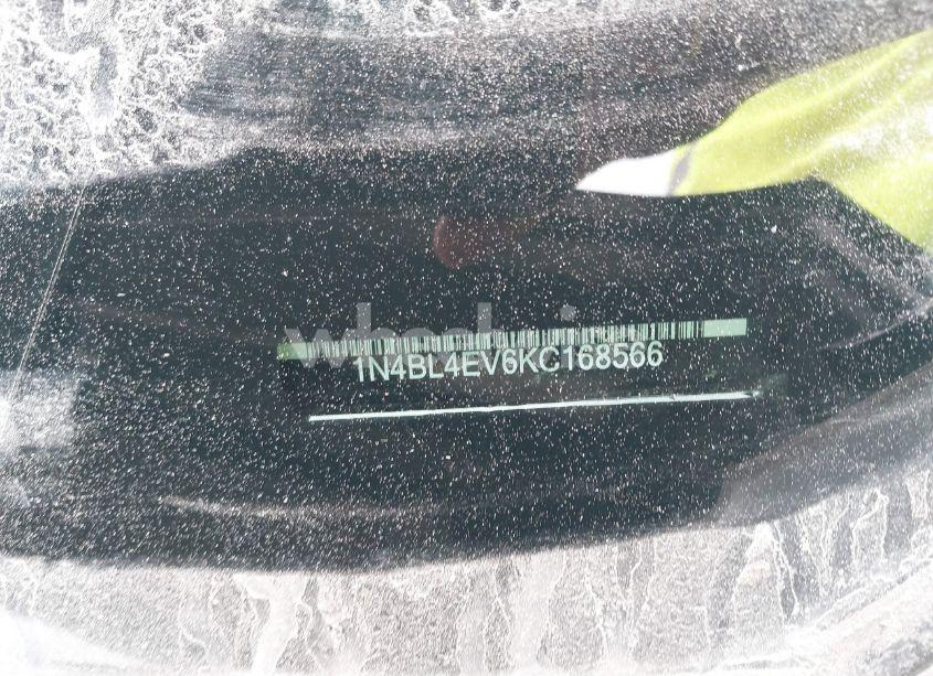 Photo 9 of 2019 Nissan Altima 2.5 SL (VIN 1N4BL4EV6KC168566)