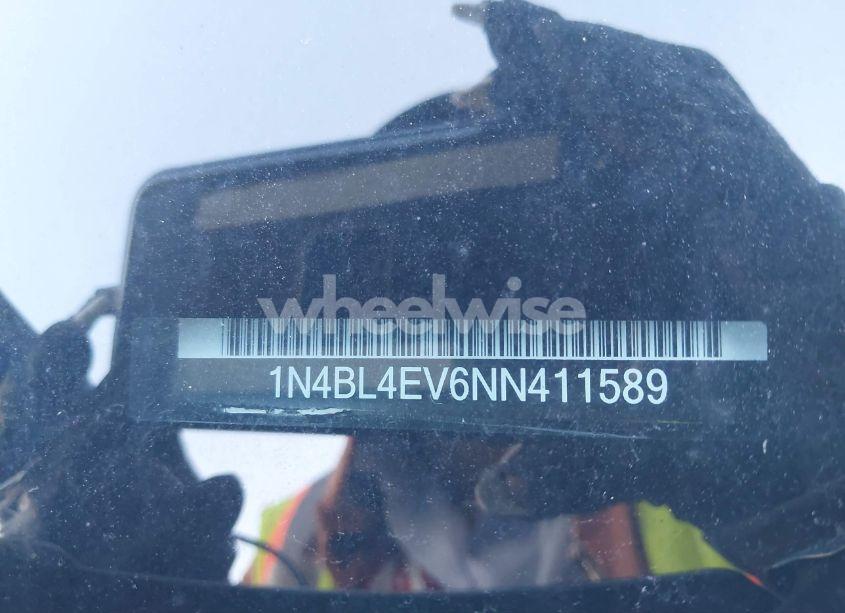 Photo 9 of 2022 Nissan Altima SL FWD (VIN 1N4BL4EV6NN411589)