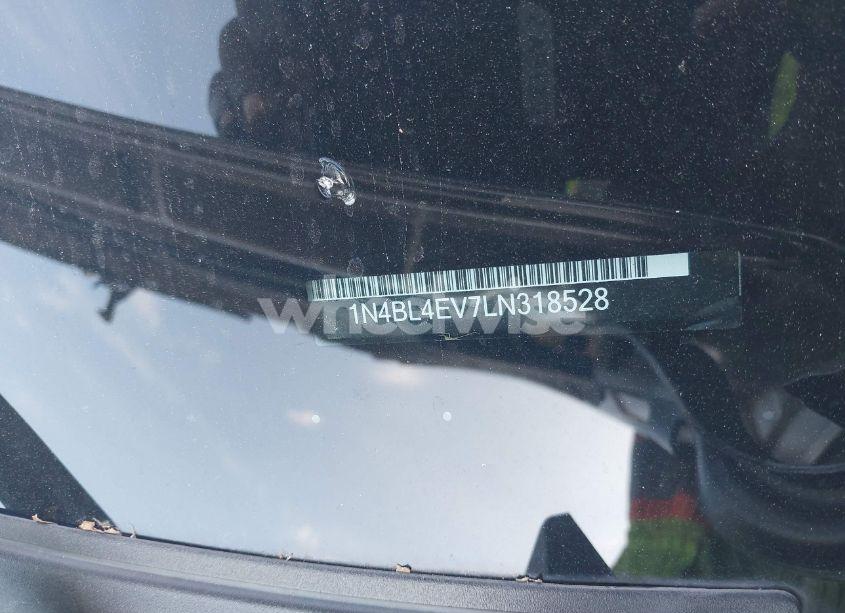 Photo 9 of 2020 Nissan Altima SL FWD (VIN 1N4BL4EV7LN318528)