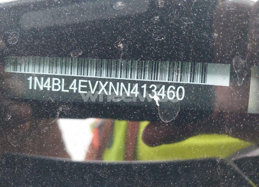 Photo 9 of 2022 Nissan Altima SL FWD (VIN 1N4BL4EVXNN413460)