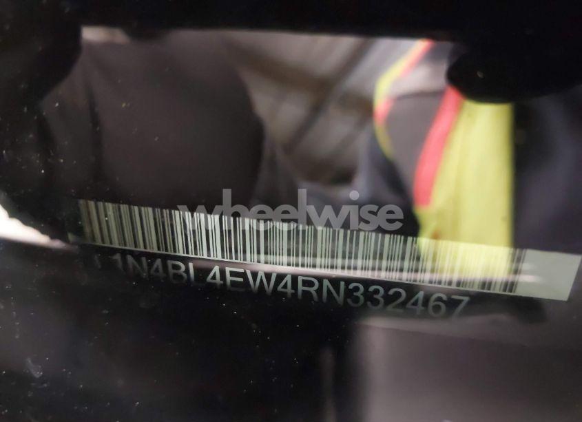 Photo 9 of 2024 Nissan Altima 2.5 SL (VIN 1N4BL4EW4RN332467)