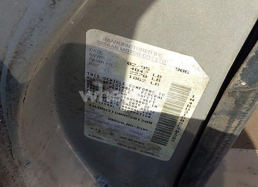 Photo 9 of 1995 Nissan Altima N/A (VIN 1N4BU31D08C201209)