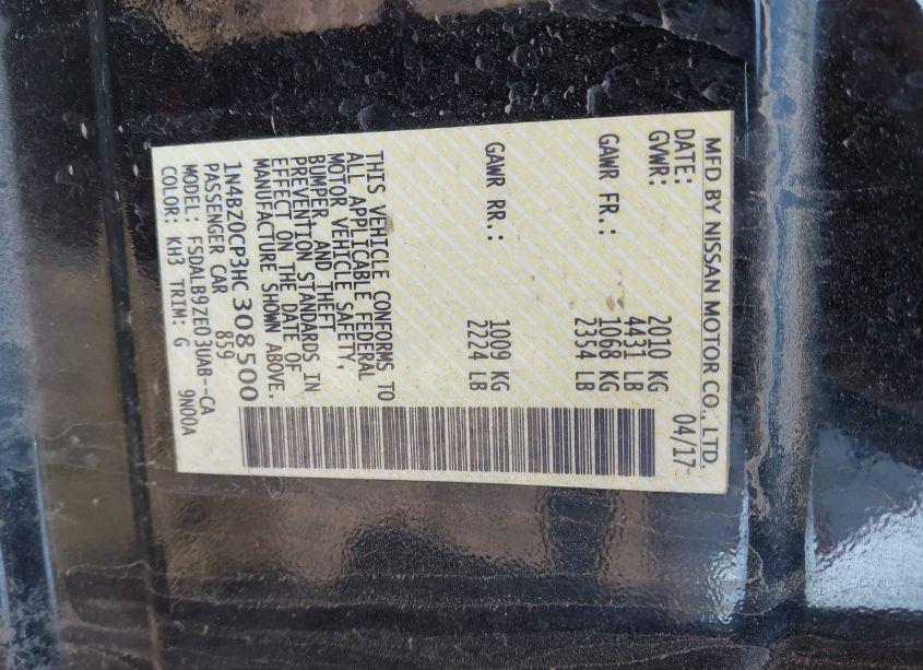 Photo 9 of 2017 Nissan Leaf S (VIN 1N4BZ0CP3HC308500)