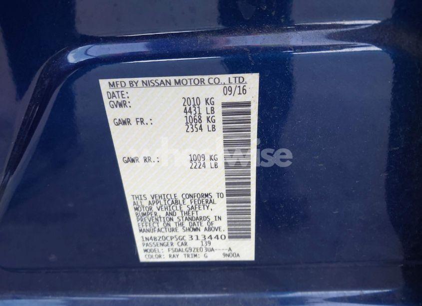 Photo 9 of 2016 Nissan Leaf SL (VIN 1N4BZ0CP5GC313440)