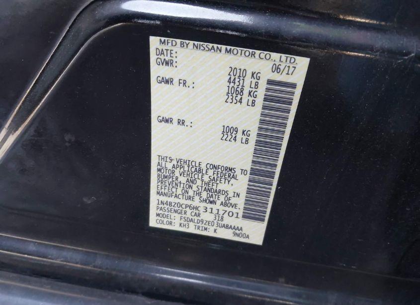 Photo 9 of 2017 Nissan Leaf SV (VIN 1N4BZ0CP6HC311701)