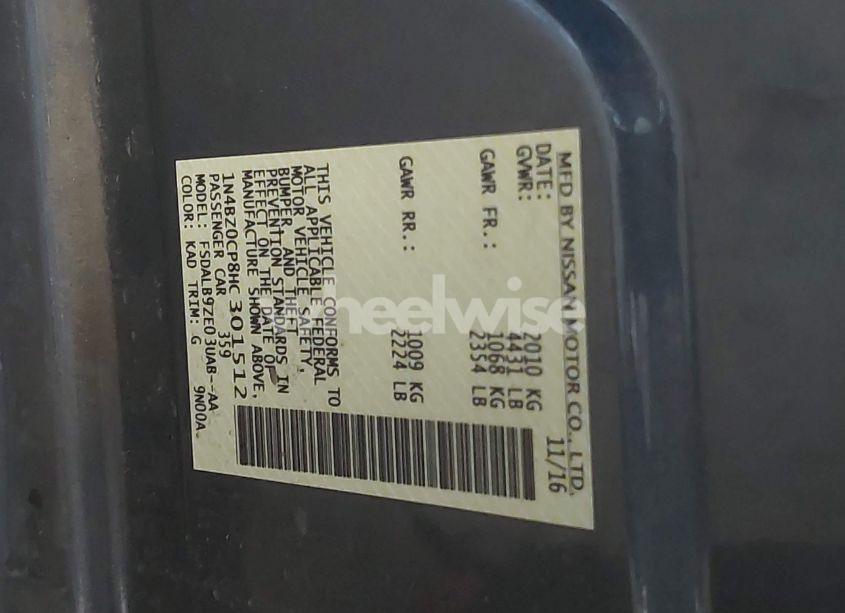 Photo 9 of 2017 Nissan Leaf S (VIN 1N4BZ0CP8HC301512)